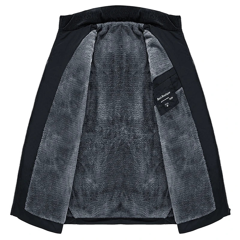 Luxencea™ Plush Thickened Winter Parka Jacket for Men