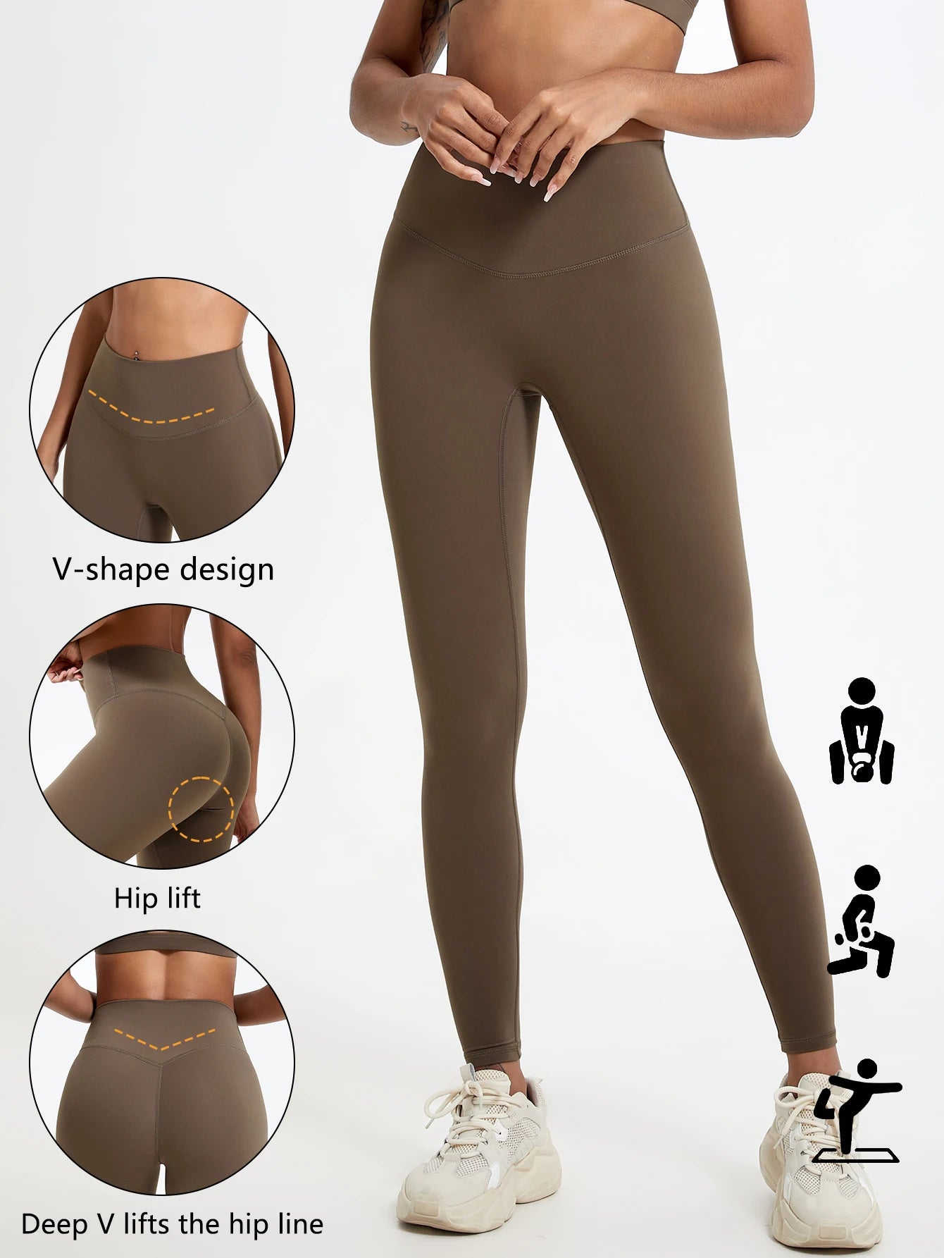 Luxencea™️ – High-Waist Sculpting Push-Up Leggings