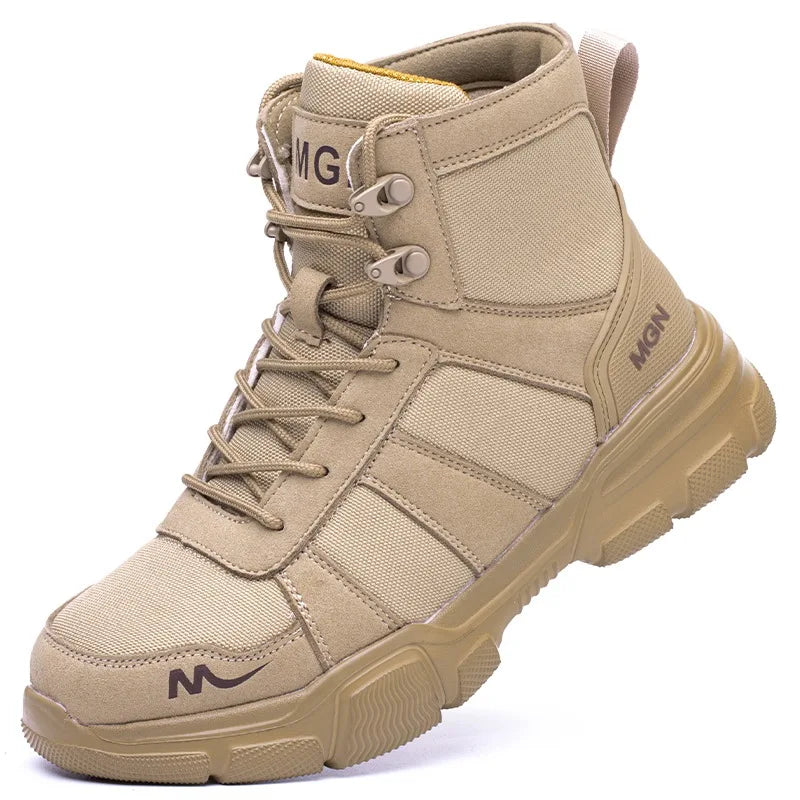 Luxencea™ Waterproof Steel-Toe Tactical Work Boots