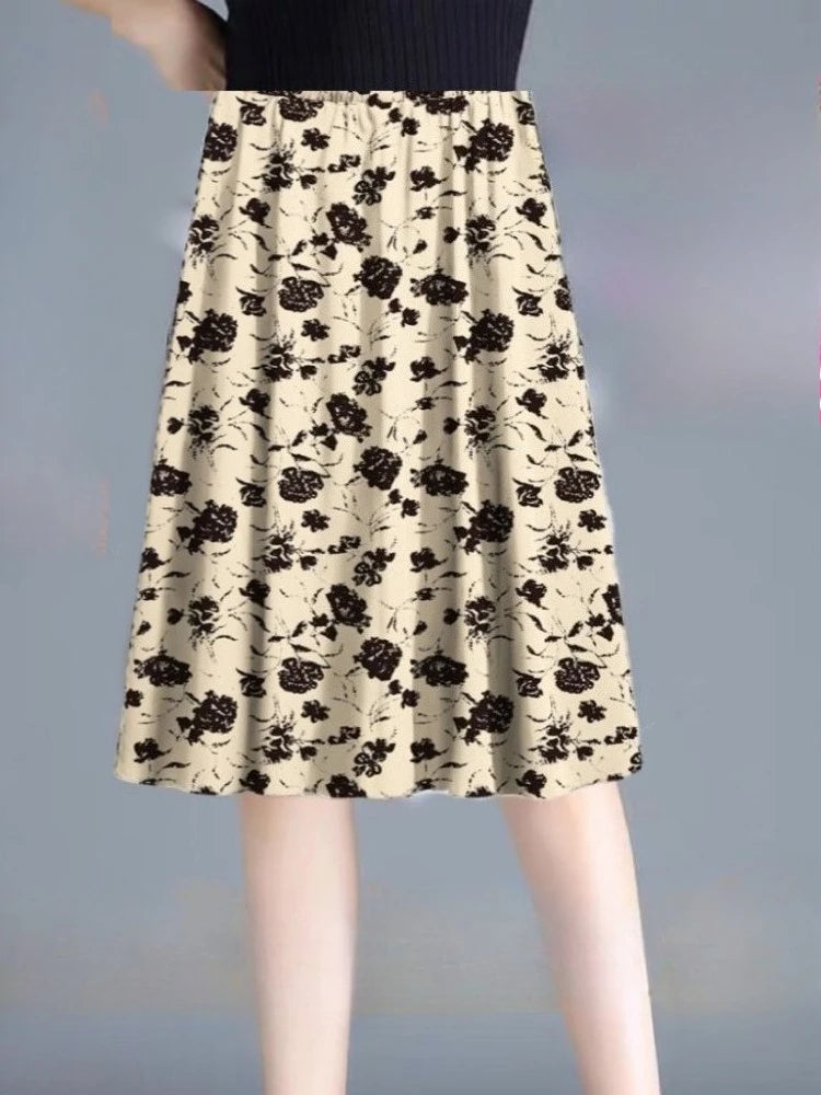 Luxencea™️ Elegant Floral Summer Skirt