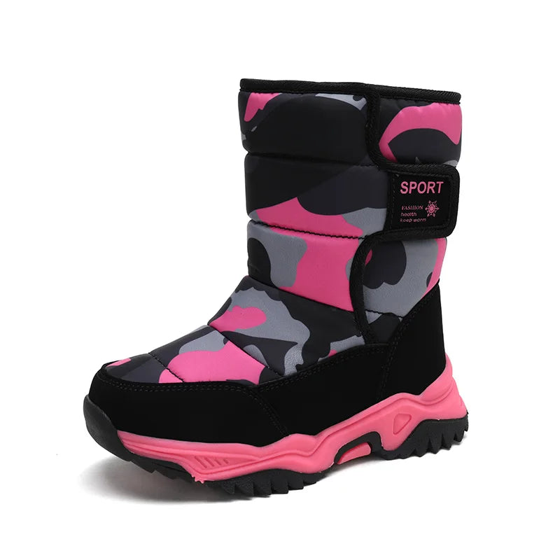 Luxencea™ Kids Plush Waterproof Winter Boots