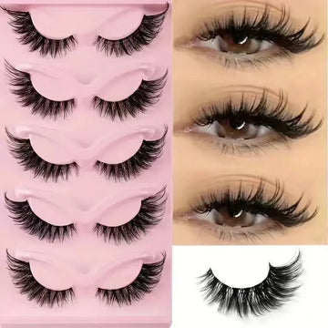 Luxencea™ Soft Transparent Band 3D Faux Mink Lashes – Natural Glam Volume