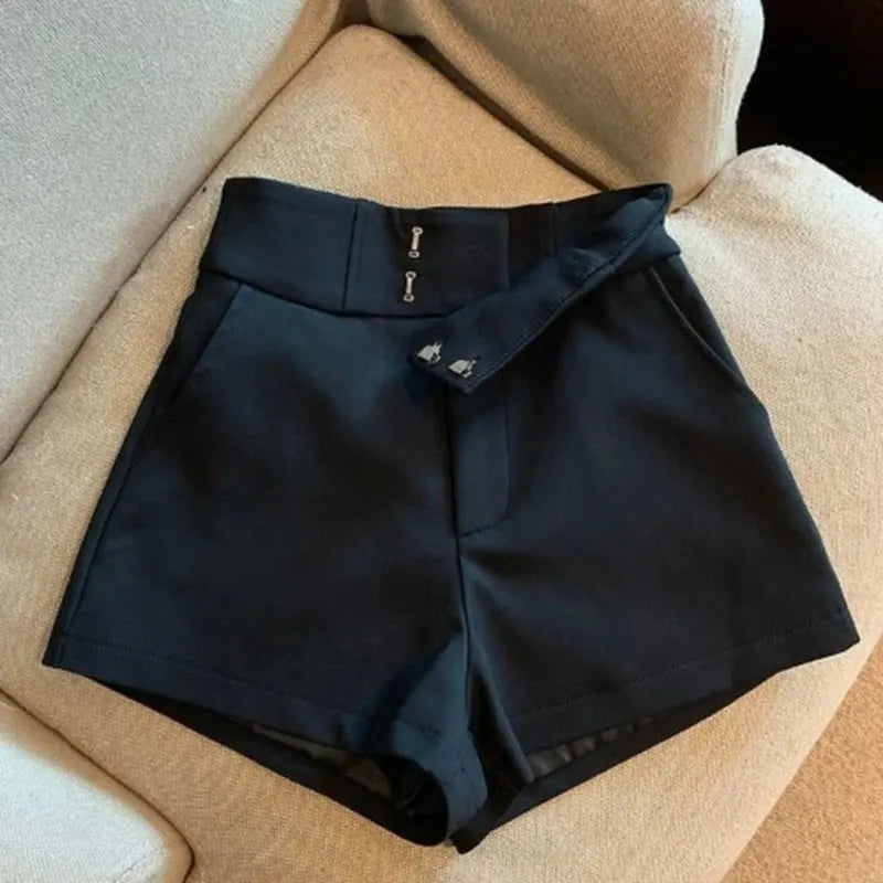 Luxencea™️ – Chic High-Waisted Shorts