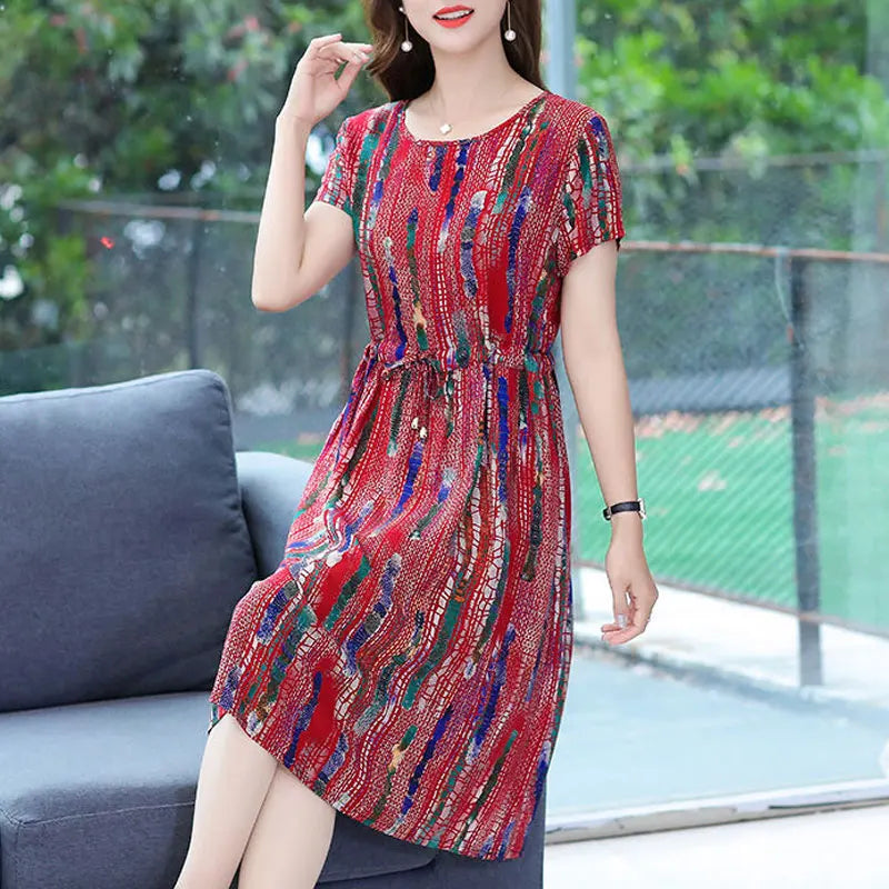 Luxencea™️ Elegant Floral Summer Dress