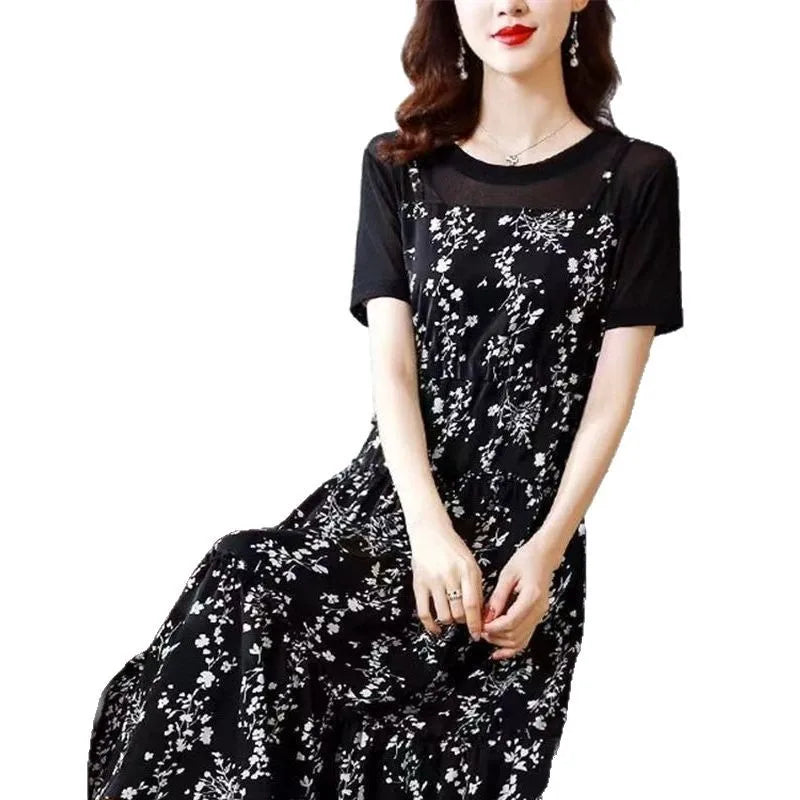 Luxencea™️ Casual Floral Layered Dress