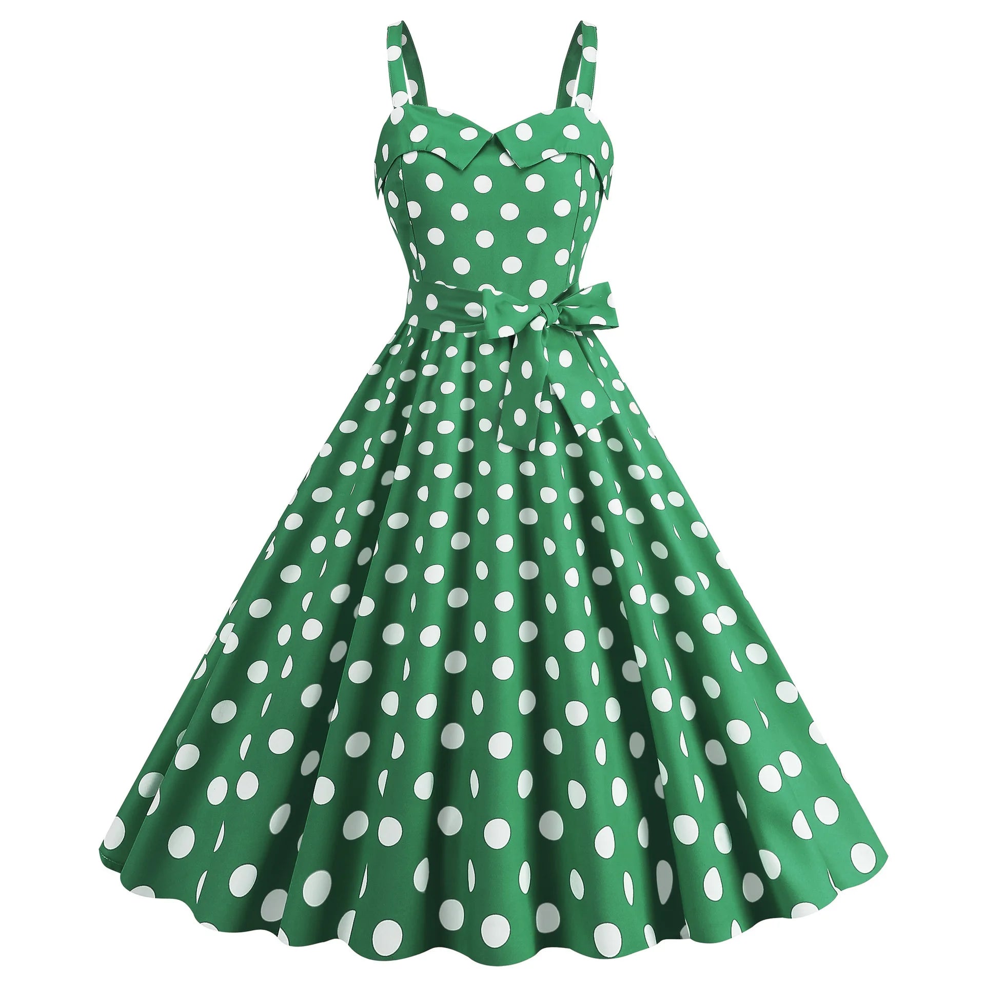 Luxencea™️ Vintage Polka Dot Elegant Dress
