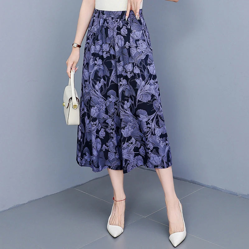Luxencea™️ Elegant Floral Flowing Pants