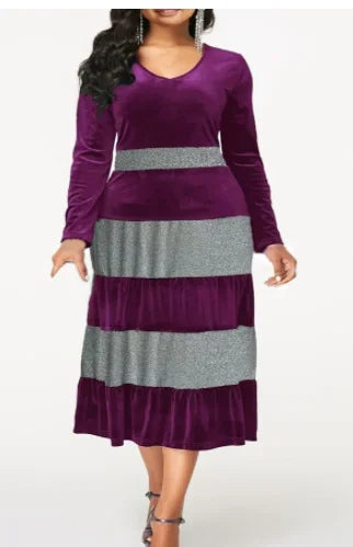 Luxencea™ Elegant African-Inspired Slim Dress for Women