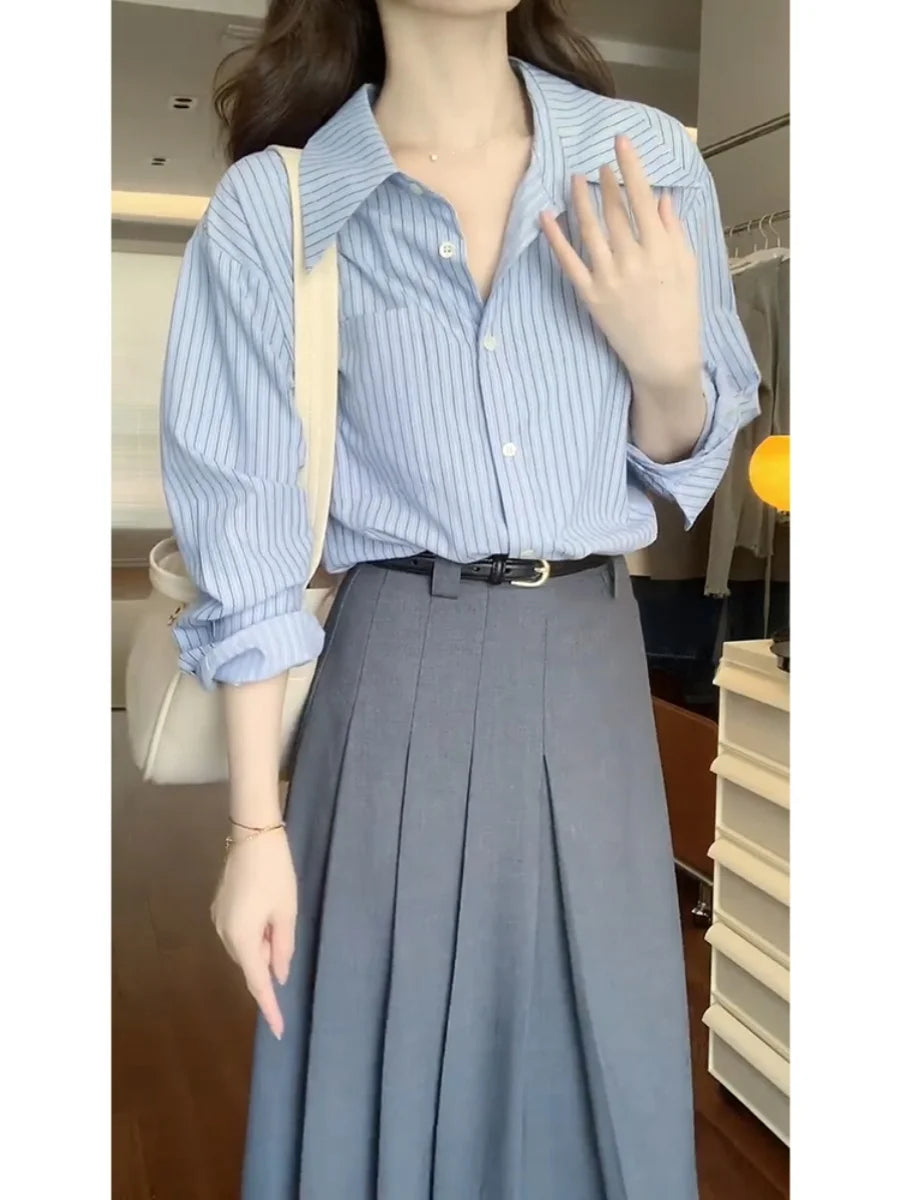 Luxencea™️ Modern Chic Pleated Set