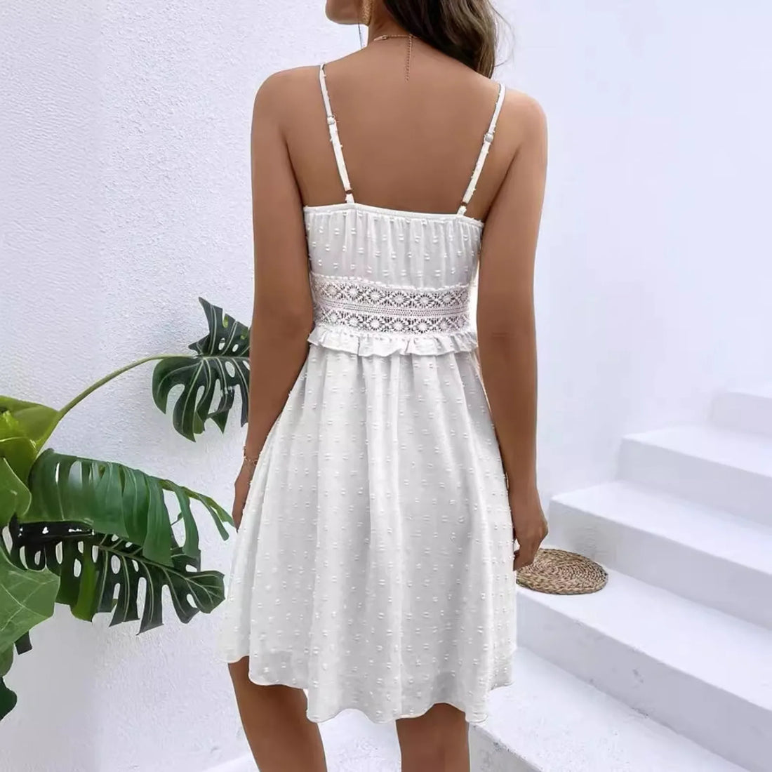 Luxencea™️ Pure White Elegant Dress