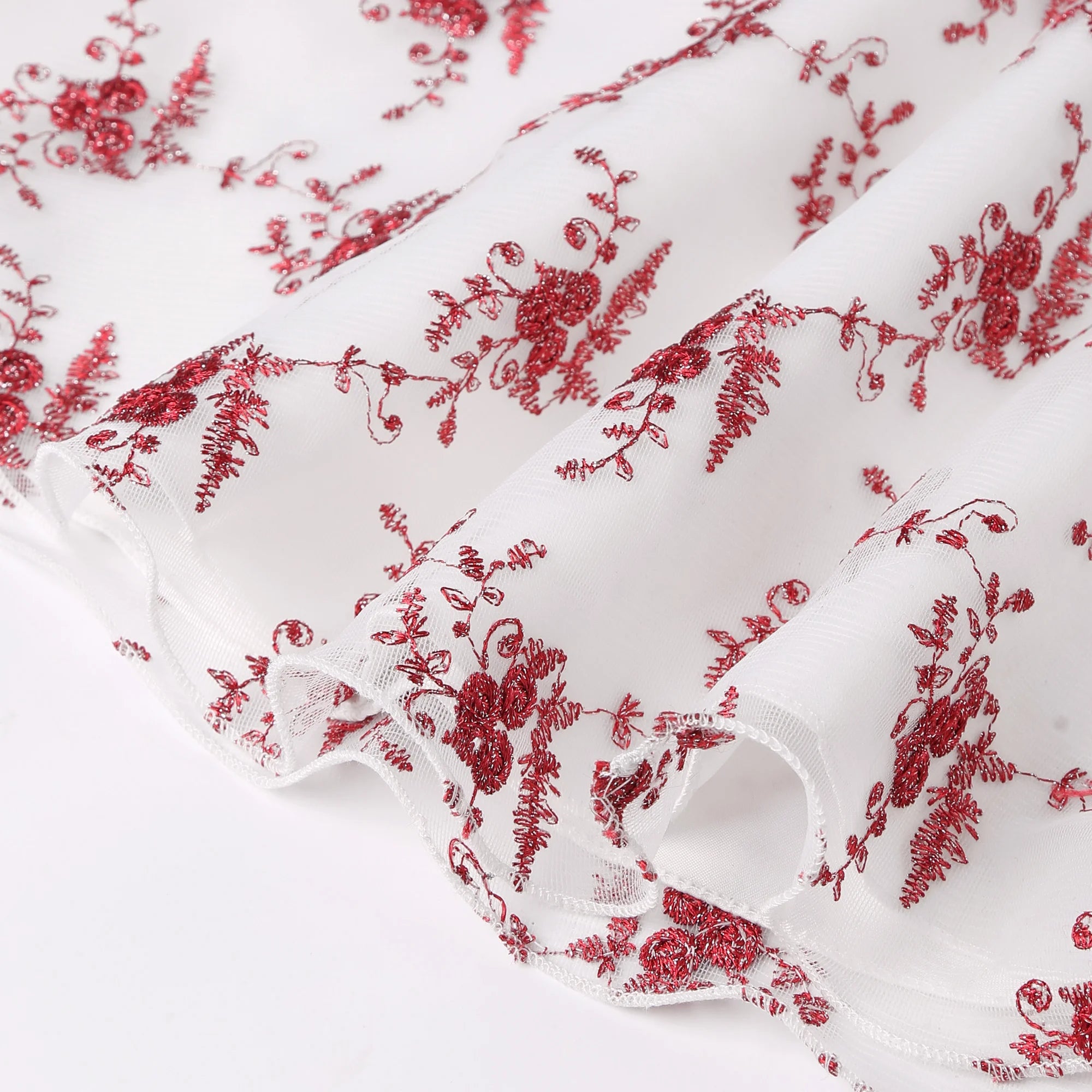 Luxencea™️ Red & White Princess Elegance Dress