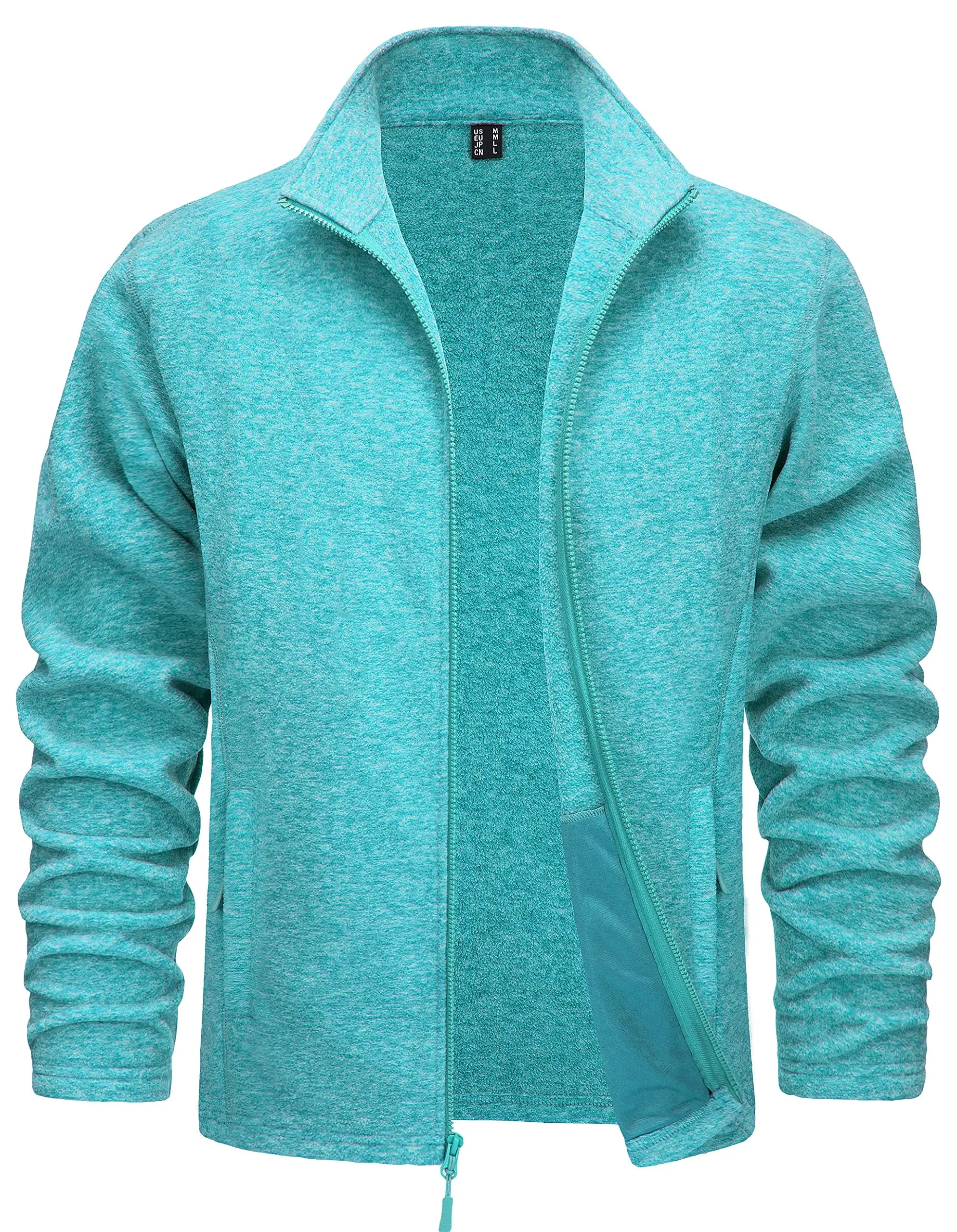 Luxencea™ Lightweight Full-Zip Fleece Jacket for Men