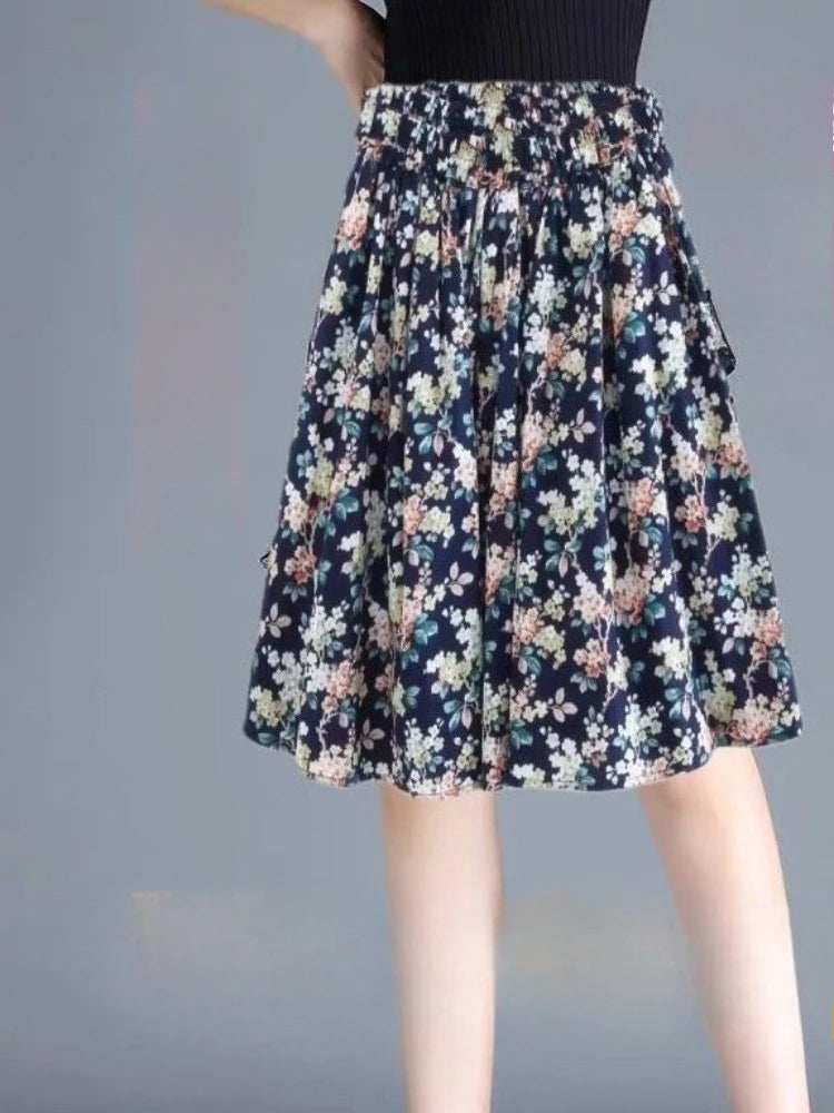 Luxencea™️ Elegant Floral Summer Skirt