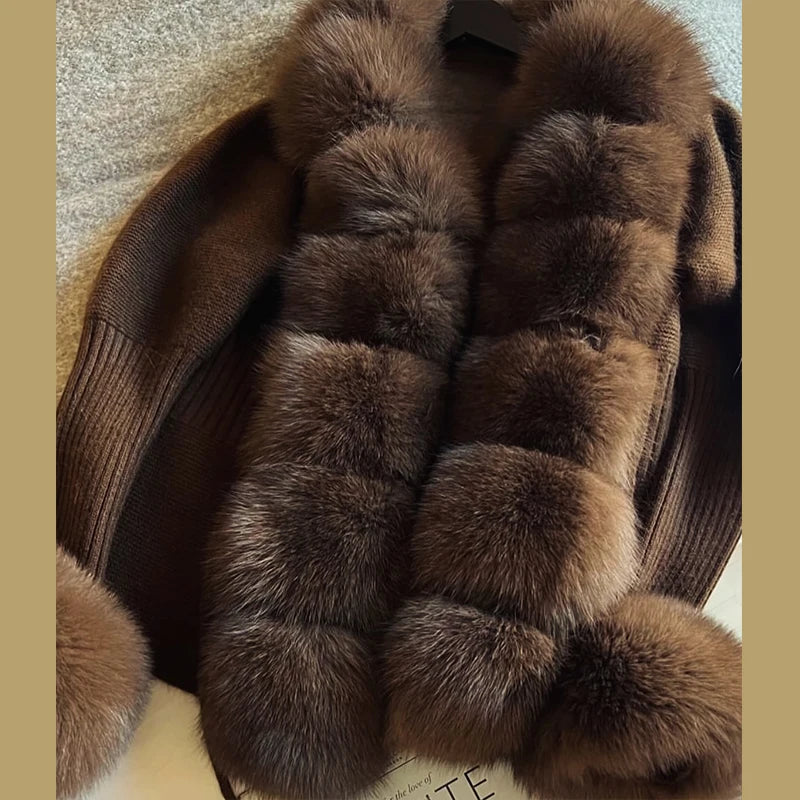 Luxencea™ 2025 Faux Fur Patchwork Women’s Jacket