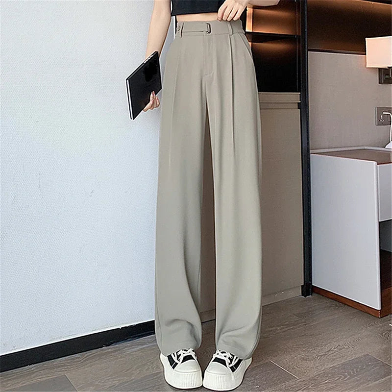 Luxencea™️ High-Waist Wide-Leg Elegant Pants