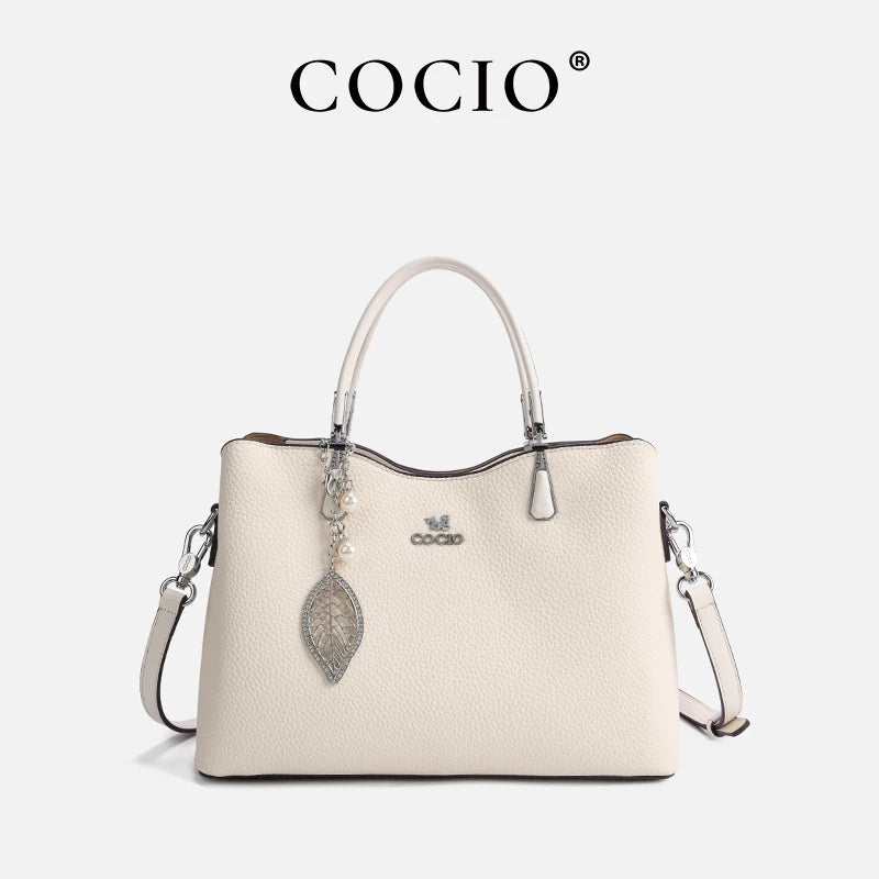 Luxencea™️ Elegant Textured Leather Handbag