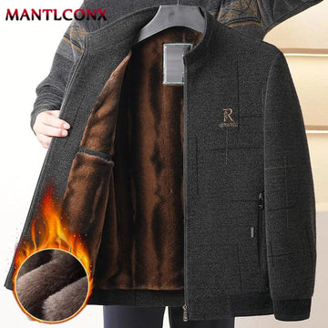 Luxencea™ Luxury Fleece-Lined Business Winter Jacket for Men