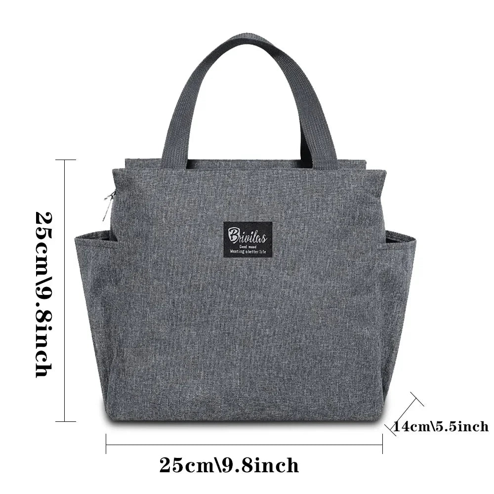 Luxencea™️ Personalized Floral Elegant Lunch Bag