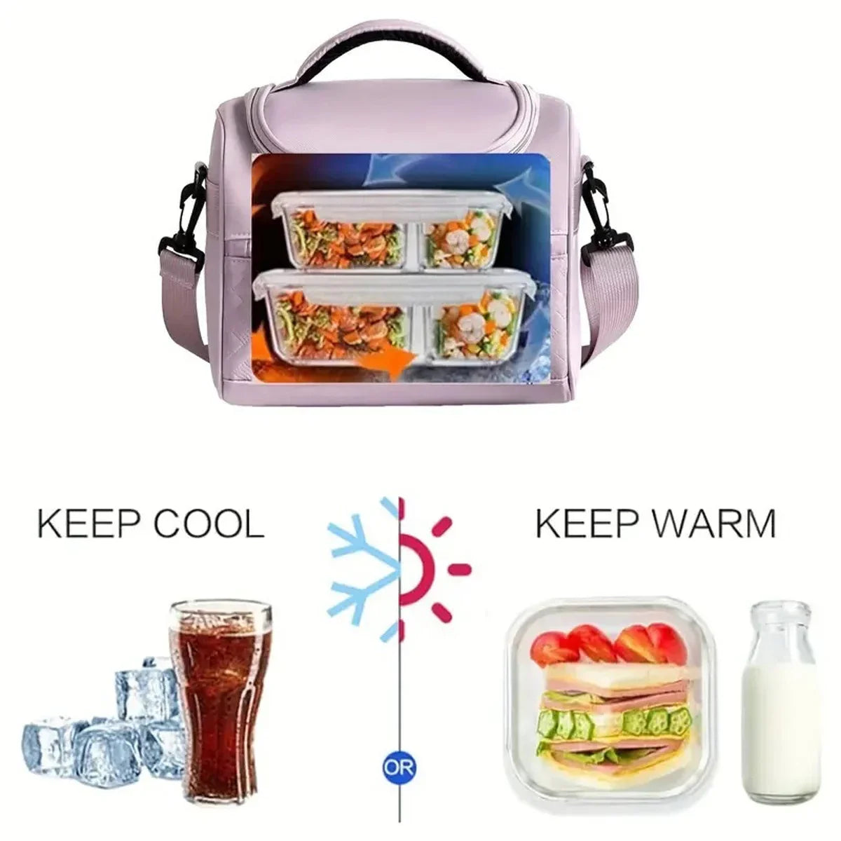 Luxencea™️ Modern Elegant Insulated Lunch Bag