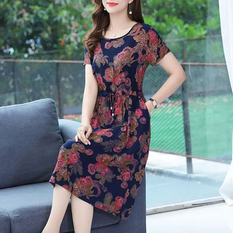 Luxencea™️ Elegant Floral Summer Dress