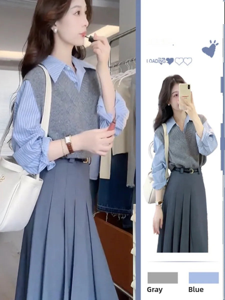 Luxencea™️ Modern Chic Pleated Set