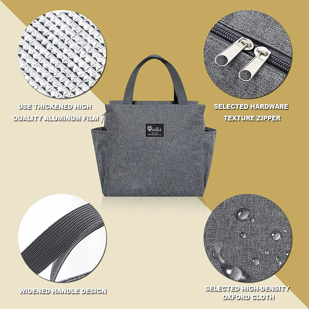 Luxencea™️ Personalized Chic Insulated Lunch Bag