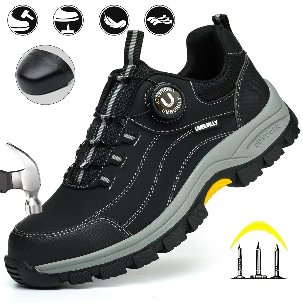Luxencea™ Steel-Toe Lightweight Work Shoes