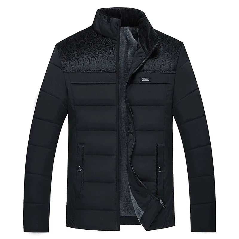 Luxencea™ Plush Thickened Puffer Parka Jacket for Men