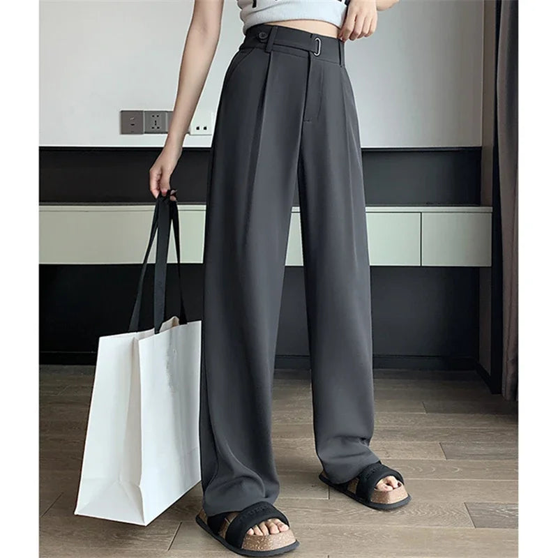 Luxencea™️ High-Waist Wide-Leg Elegant Pants
