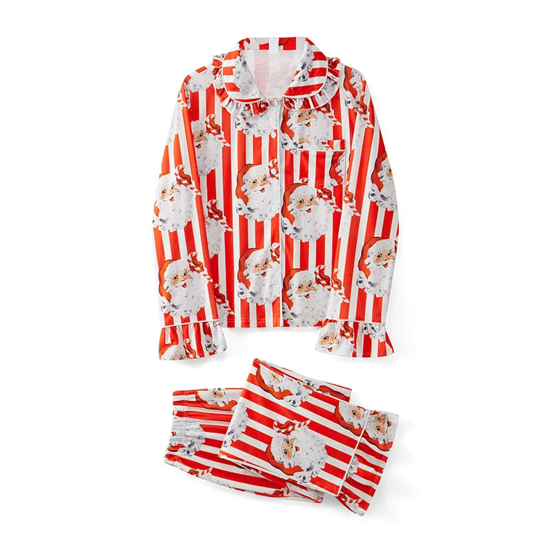 Luxencea™ Women’s Satin Christmas Pajama Set