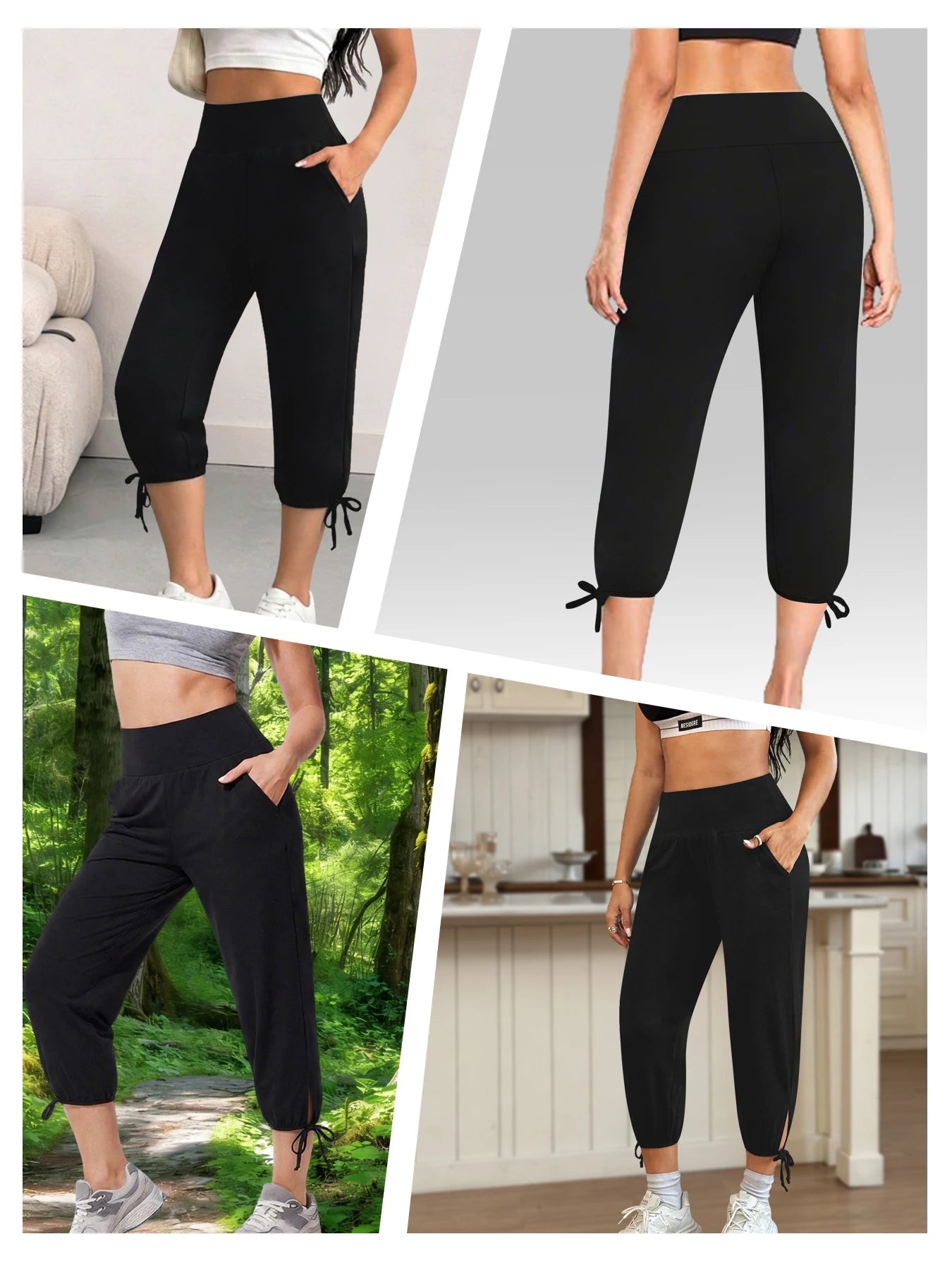 Luxencea™️ Elegant Comfort Capri Pants with Pockets