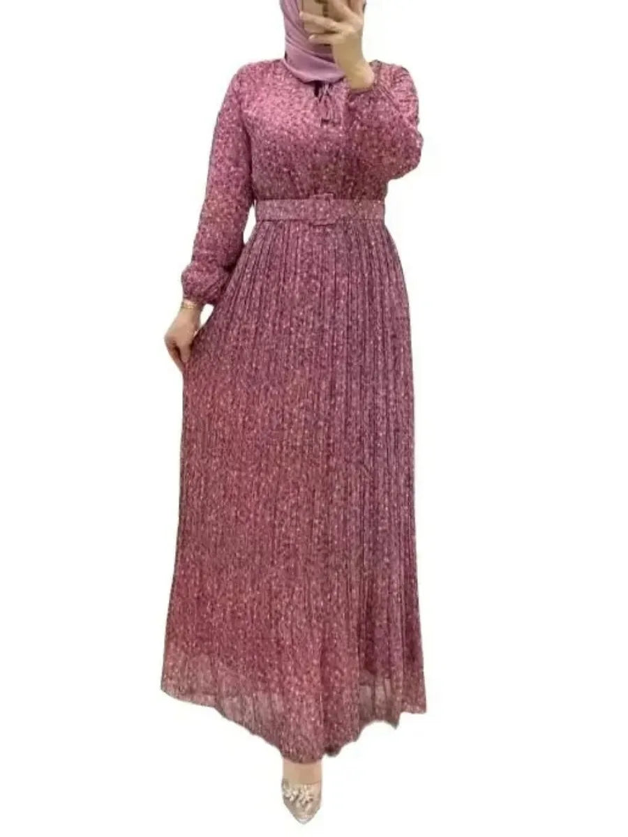 Luxencea™️ Pleated Elegant Maxi Dress