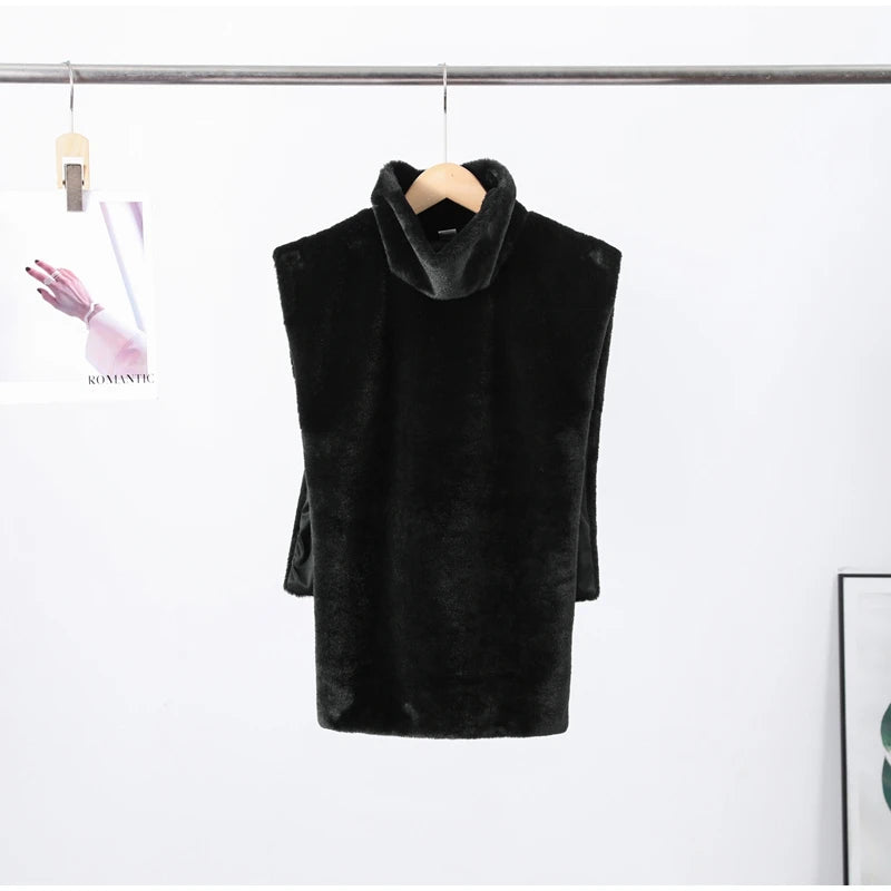 Luxencea™ 2025 Faux Fur Patchwork Women’s Jacket