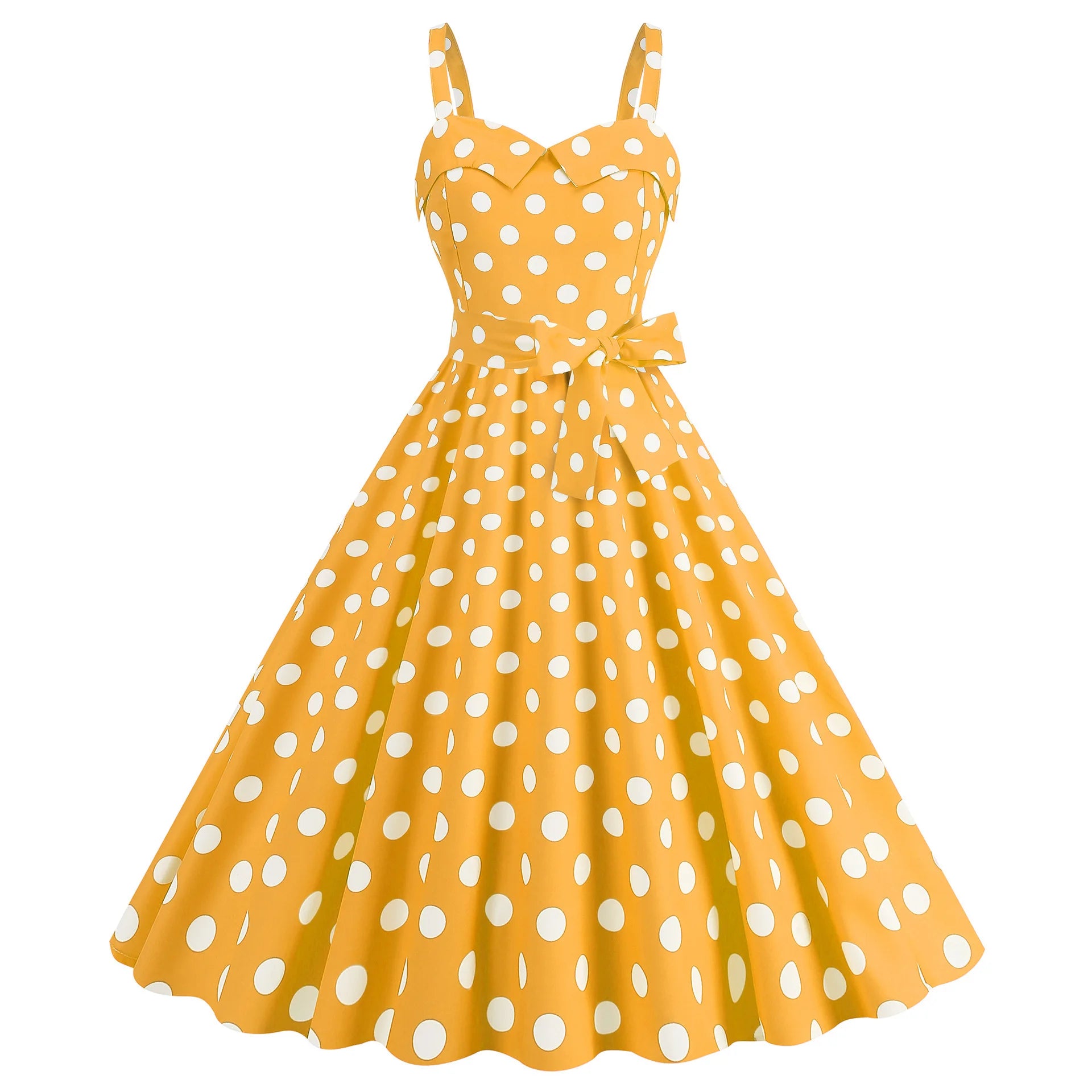 Luxencea™️ Vintage Polka Dot Elegant Dress