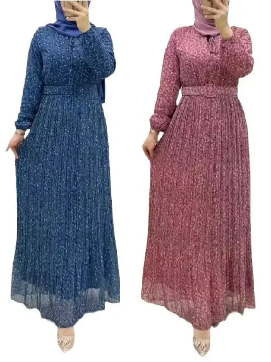 Luxencea™️ Pleated Elegant Maxi Dress