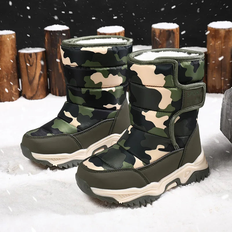 Luxencea™ Kids Plush Waterproof Winter Boots