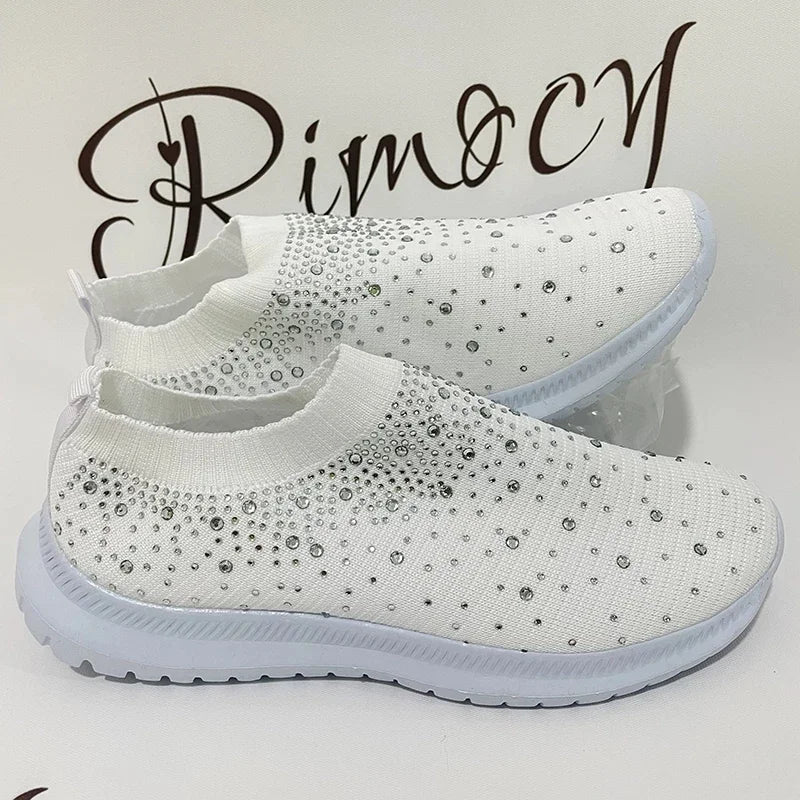 Luxencea™️ – Elegant Sparkle Comfort Sneakers