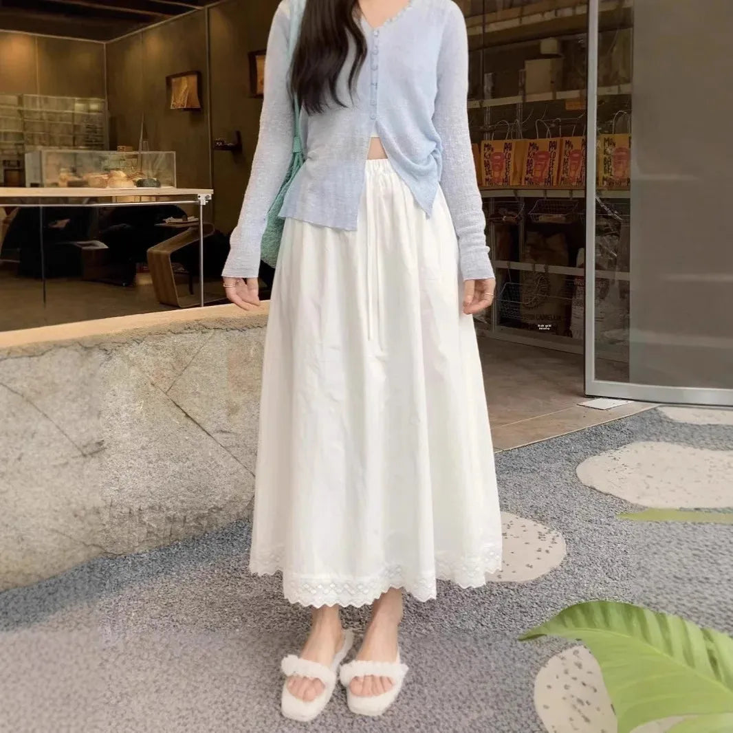 Luxencea™️ Soft Elegance Midi Skirt