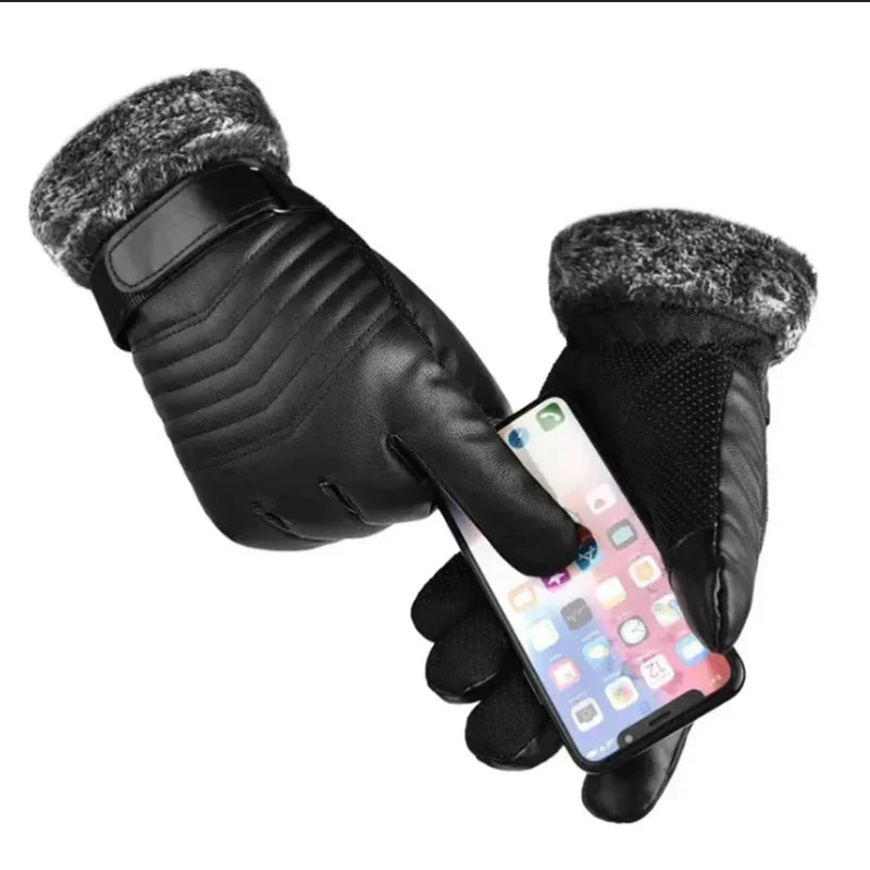 Luxencea™ Men’s Plush Insulated Winter Gloves