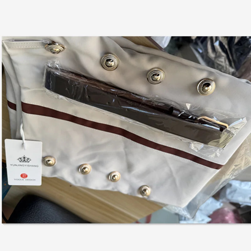 Luxencea™ Elegant High-Waist Patchwork Beaded Skirt for Women