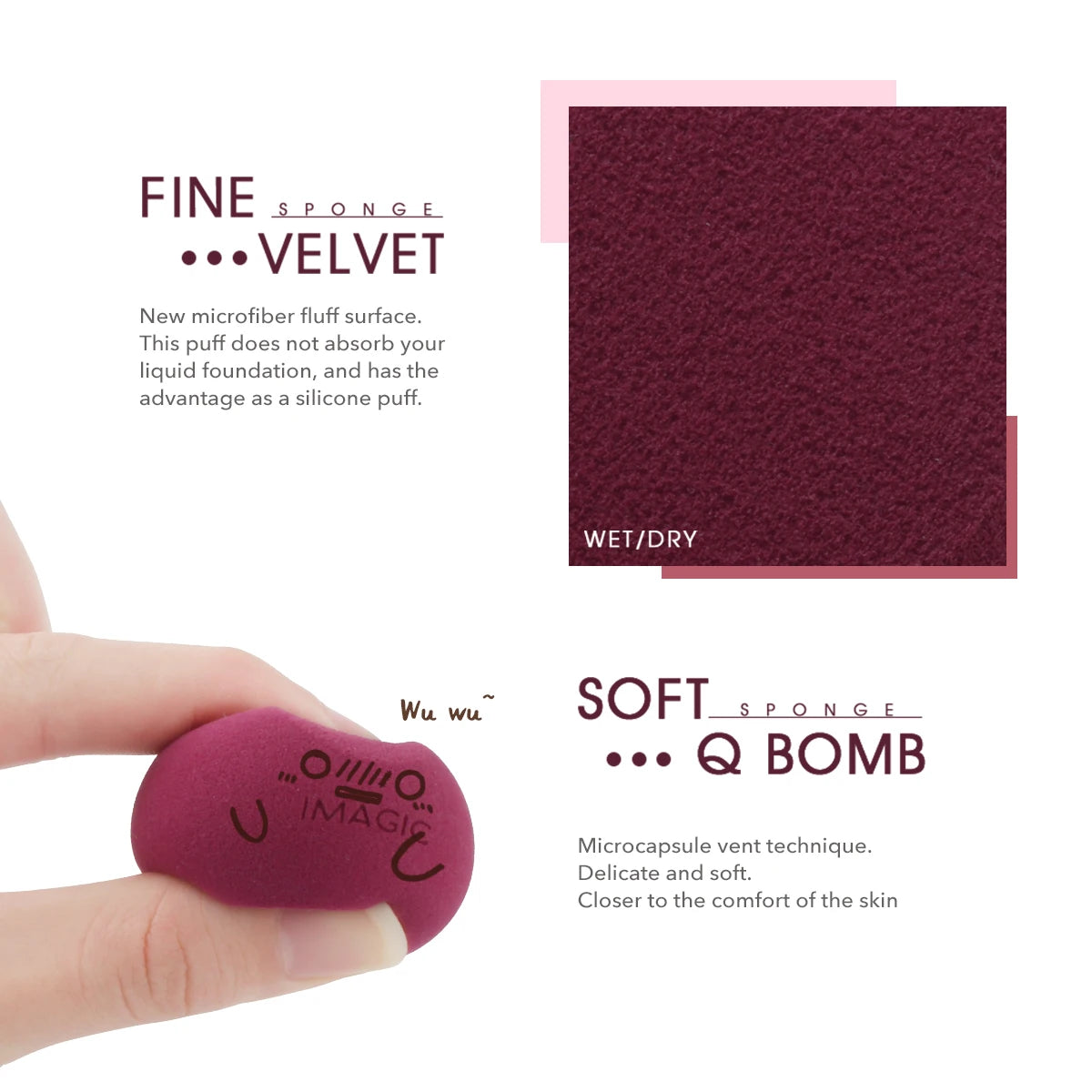 Luxencea™ – Professional Makeup Sponge, Soft & Precise