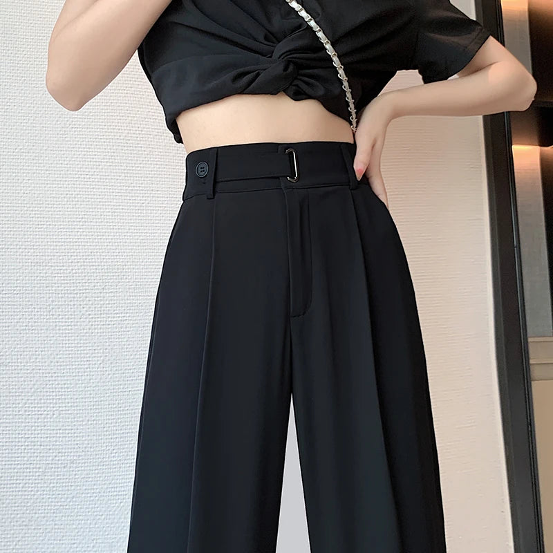 Luxencea™️ High-Waist Wide-Leg Elegant Pants