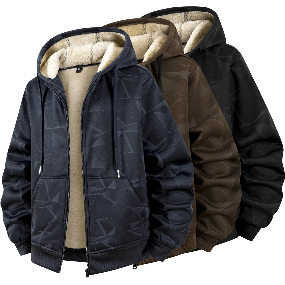 Luxencea™ Lambswool Fleece Hooded Winter Jacket for Men