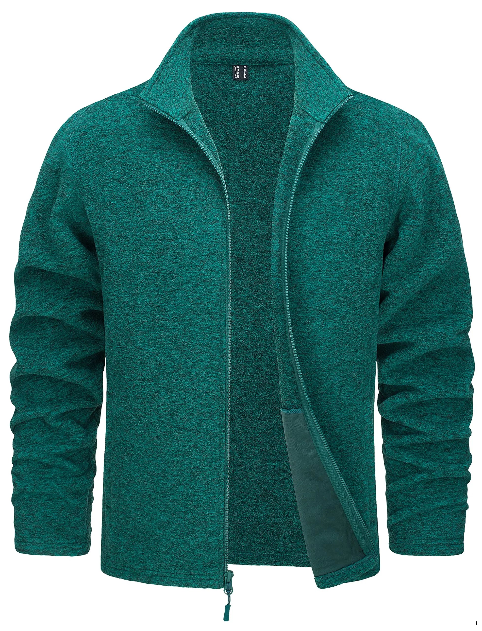 Luxencea™ Lightweight Full-Zip Fleece Jacket for Men