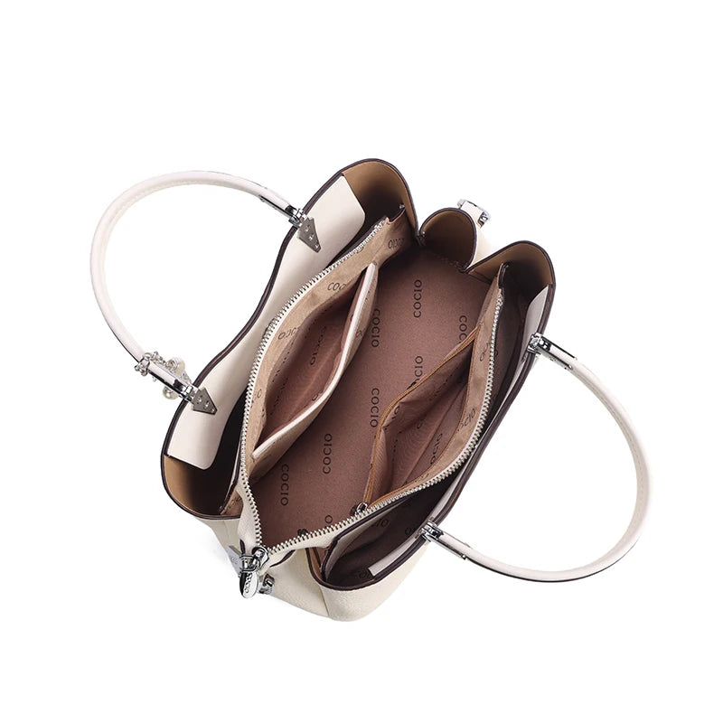 Luxencea™️ Elegant Textured Leather Handbag