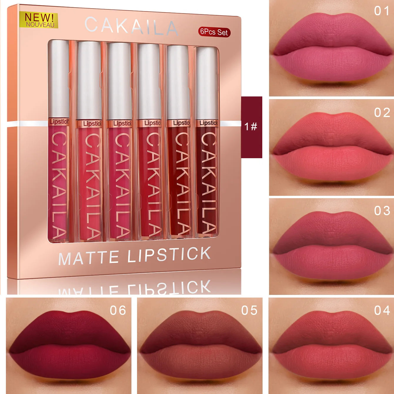 Luxencea™️ Matte Lipstick Elegant Set