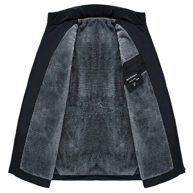 Luxencea™ Plush Thickened Puffer Parka Jacket for Men