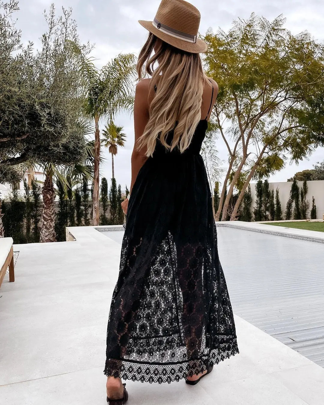 Luxencea™️ Elegant Lace Boho Dress