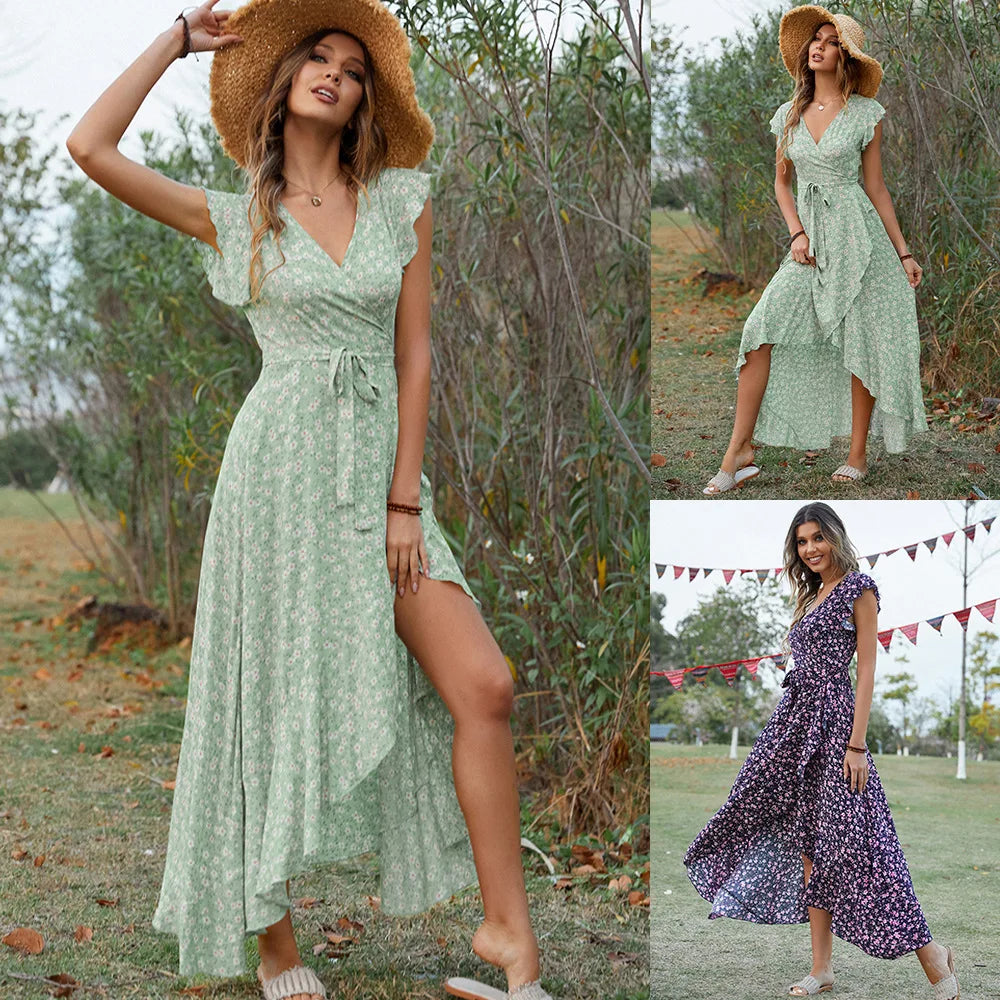 Luxencea™️ – Elegant Boho Flowing Dress