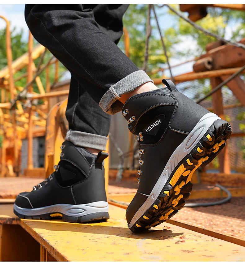 Luxencea™ Rotating-Button Indestructible Safety Shoes